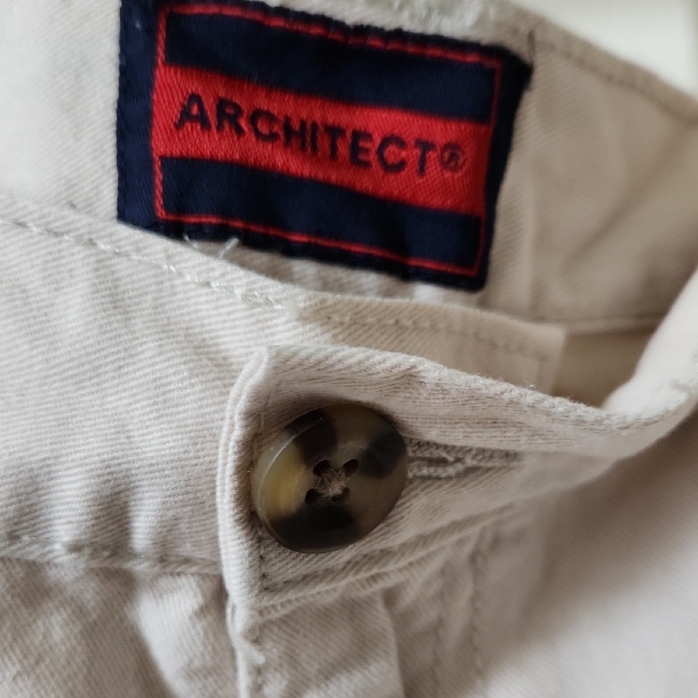 Architect Tan Cargo Shorts with Relaxed Fit - Picture 3 of 8